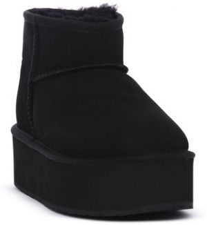 Polokozačky EMU  STINGER MICRO FLATFORM BLACK
