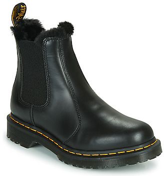 Polokozačky Dr. Martens  2976 LEONORE DARK GREY ATLAS