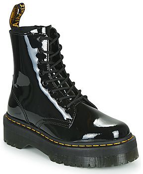 Polokozačky Dr. Martens  JADON BLACK PATENT LAMPER