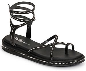Sandále Fru.it  7430-100-NERO-NIKEL