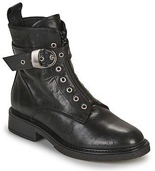 Polokozačky Myma  7104-CUIR-NOIR