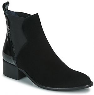 Polokozačky Myma  6716-VEL-NOIR-VERNIS-NOIR