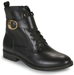 Polokozačky Myma  7015MY01-CUIR-NOIR