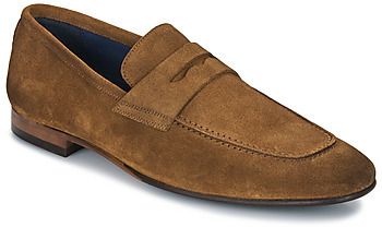 Mokasíny Brett & Sons  4577-VELOUR-COGNAC