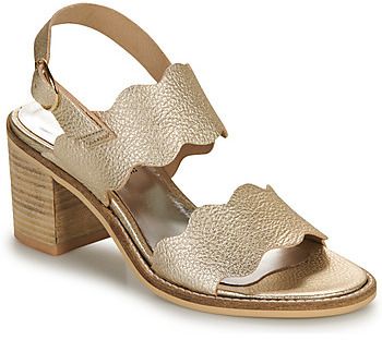 Sandále Myma  7745MY02-SAND-TRUNCK-PLATIN=7745MYXX-CUIR-FOULONNE-TRUNK-PLATINE