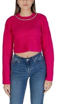 Svetre Only  Onlgaida Life Ls Crop Emb O-Neck Cc Knt 15324272