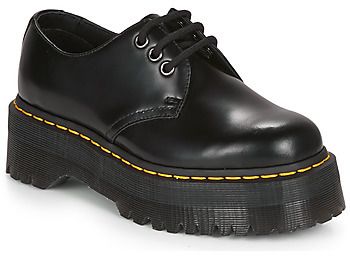 Derbie Dr. Martens  1461 QUAD BLACK POLISHED SMOOTH