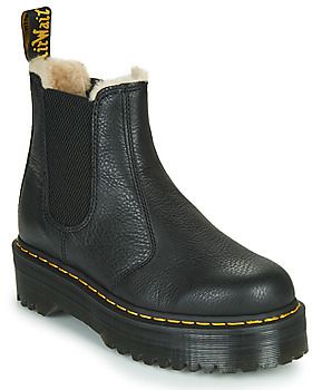 Polokozačky Dr. Martens  2976 QUAD FL BLACK PISA