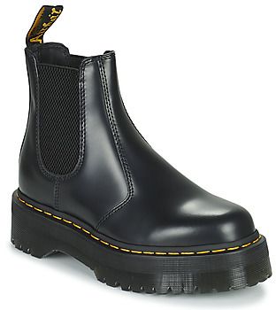 Polokozačky Dr. Martens  2976 QUAD BLACK SMOOTH