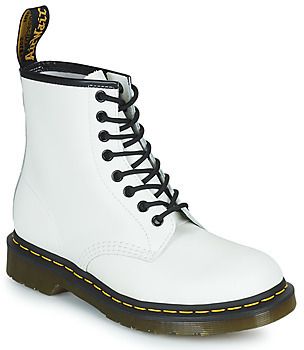 Polokozačky Dr. Martens  1460 WHITE SMOOTH