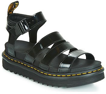 Sandále Dr. Martens  BLAIRE BLACK PATENT LAMPER