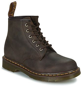 Polokozačky Dr. Martens  101 DARK BROWN CRAZY HORSE