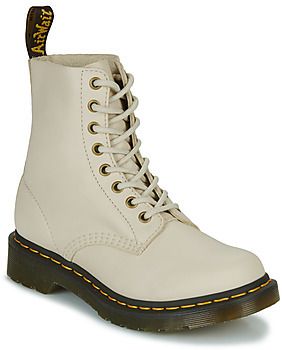 Polokozačky Dr. Martens  1460 PARCHMENT BEIGE VIRGINIA