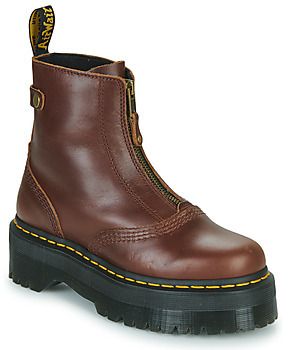 Polokozačky Dr. Martens  JETTA DARK BROWN SENDAL