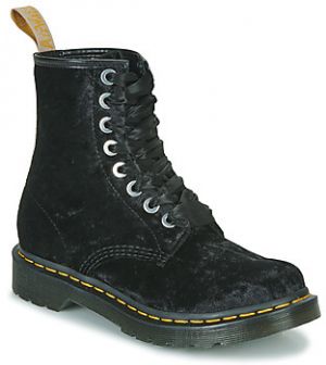 Polokozačky Dr. Martens  VEGAN 1460 BLACK VELVET