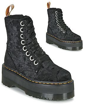 Polokozačky Dr. Martens  JADON BOOT MAX CRUSH VELVET