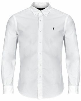 Košele s dlhým rukávom Polo Ralph Lauren  CHEMISE DROITE CUSTOM EN OXFORD LEGER