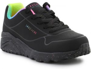 Sandále Skechers  Uno Lite Rainbow Speckle 310456L-BKMT Black/Multi
