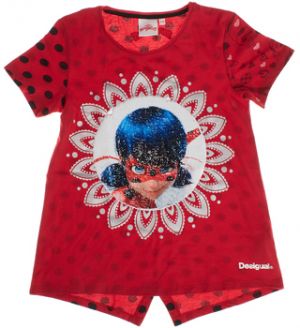 Tričká s krátkym rukávom Desigual  19SGTKXA-3000