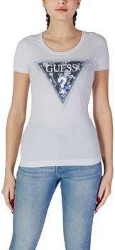 Tričká s krátkym rukávom Guess  SS CN TRIANGLE FLOWER W5RI00 J1314