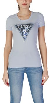 Tričká s krátkym rukávom Guess  SS CN TRIANGLE FLOWER W5RI00 J1314