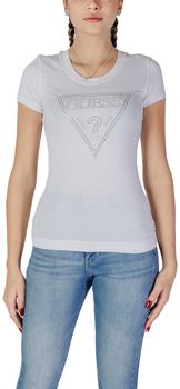 Tričká s krátkym rukávom Guess  SS CN SHINY TRIANGLE W5RI11 J1314