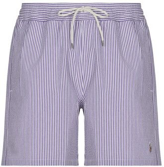 Plavky Polo Ralph Lauren  MAILLOT DE BAIN A RAYURES EN SEERSUCKER