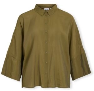 Blúzka Vila  Aspyn 3/4 Loose Shirt - Capulet Olive