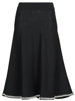 Sukňa Karl Lagerfeld  A LINE PEARL KNIT SKIRT