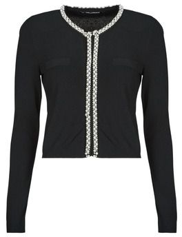 Vesty bez rukávov/Cardigany Karl Lagerfeld  CLASSIC PEARL KNIT CARDIGAN