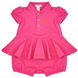 Krátke šaty Polo Ralph Lauren  SS PEPLUM BU-ONE PIECE-SHORTALL