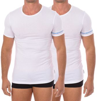 Nátelníky Bikkembergs  BKK1UTS05BI-WHITE