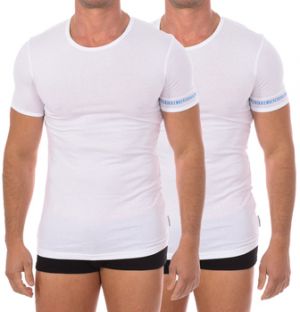 Nátelníky Bikkembergs  BKK1UTS05BI-WHITE
