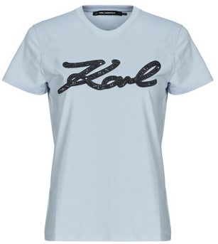 Tričká s krátkym rukávom Karl Lagerfeld  BOUCLE KARL SIGNATURE T-SHIRT