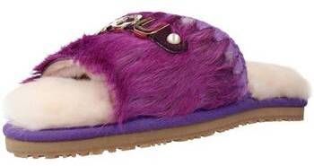 Papuče Mou  SLIDE SLIPPER LONG HAIR P