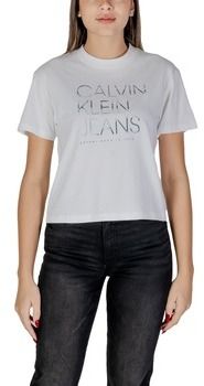 Tričká s krátkym rukávom Calvin Klein Jeans  EMBROIDERED INSTITUTIONAL J20J224987