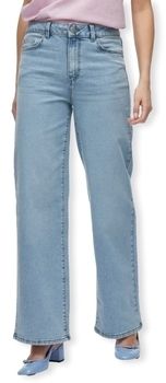 Rovné džínsy Vila  Emma Wide Jeans - Light Blue Denim