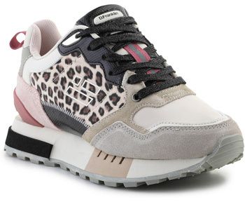 Nízke tenisky D.Franklin  Vibla Zig Flag Leo Beige DFSH378002-BEIG