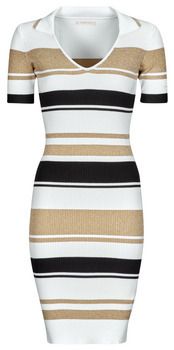 Krátke šaty Guess  EVIE STRIPED POLO DRESS