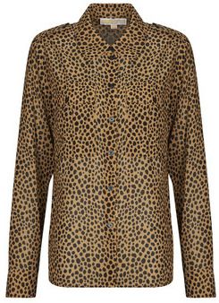Košele a blúzky MICHAEL Michael Kors  CHEETAH BTN DOWN BLS
