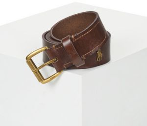 Opasky Polo Ralph Lauren  RGD CHRM BT-CASUAL-TUMBLED LEATHER