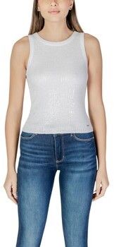 Tielka a tričká bez rukávov Guess  ALEXIA SEQUINS TANK W5GP06 KCS10
