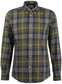 Košele s dlhým rukávom Barbour  Edgar Tailored Shirt - Olive