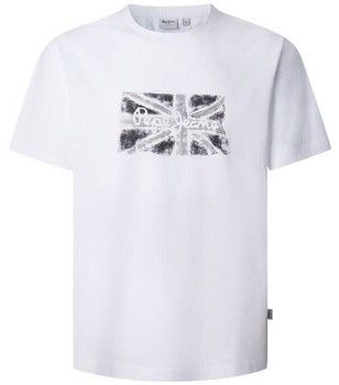 Tričká s krátkym rukávom Pepe jeans  PM509720 FLAG BW