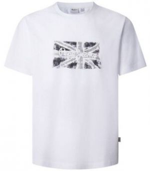 Tričká s krátkym rukávom Pepe jeans  PM509720 FLAG BW
