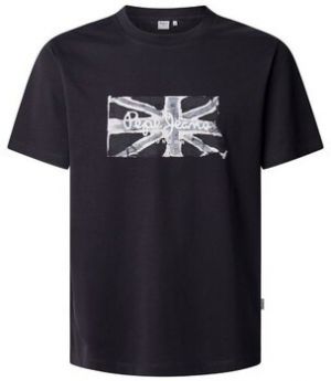 Tričká s krátkym rukávom Pepe jeans  PM509720 FLAG BW