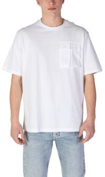 Polokošele s dlhým rukávom Antony Morato  RELAXED FIT LOGO PRINT ON BACK COLLAR MMKS02465-FA100245