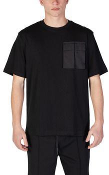 Polokošele s dlhým rukávom Antony Morato  RELAXED FIT LOGO PRINT ON BACK COLLAR MMKS02465-FA100245