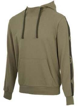 Mikiny Emporio Armani  Lounge Woven Tape Hooded Sweatshirt Khaki Green