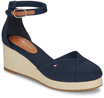 Sandále Tommy Hilfiger  FLAG CLOSED TOE MID WEDGE ESPAD